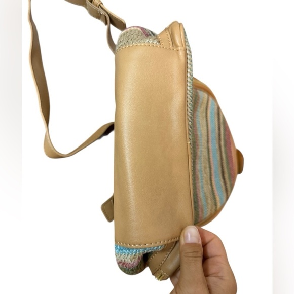 Tommy Bahama Multicolor Straw Medium Backpack